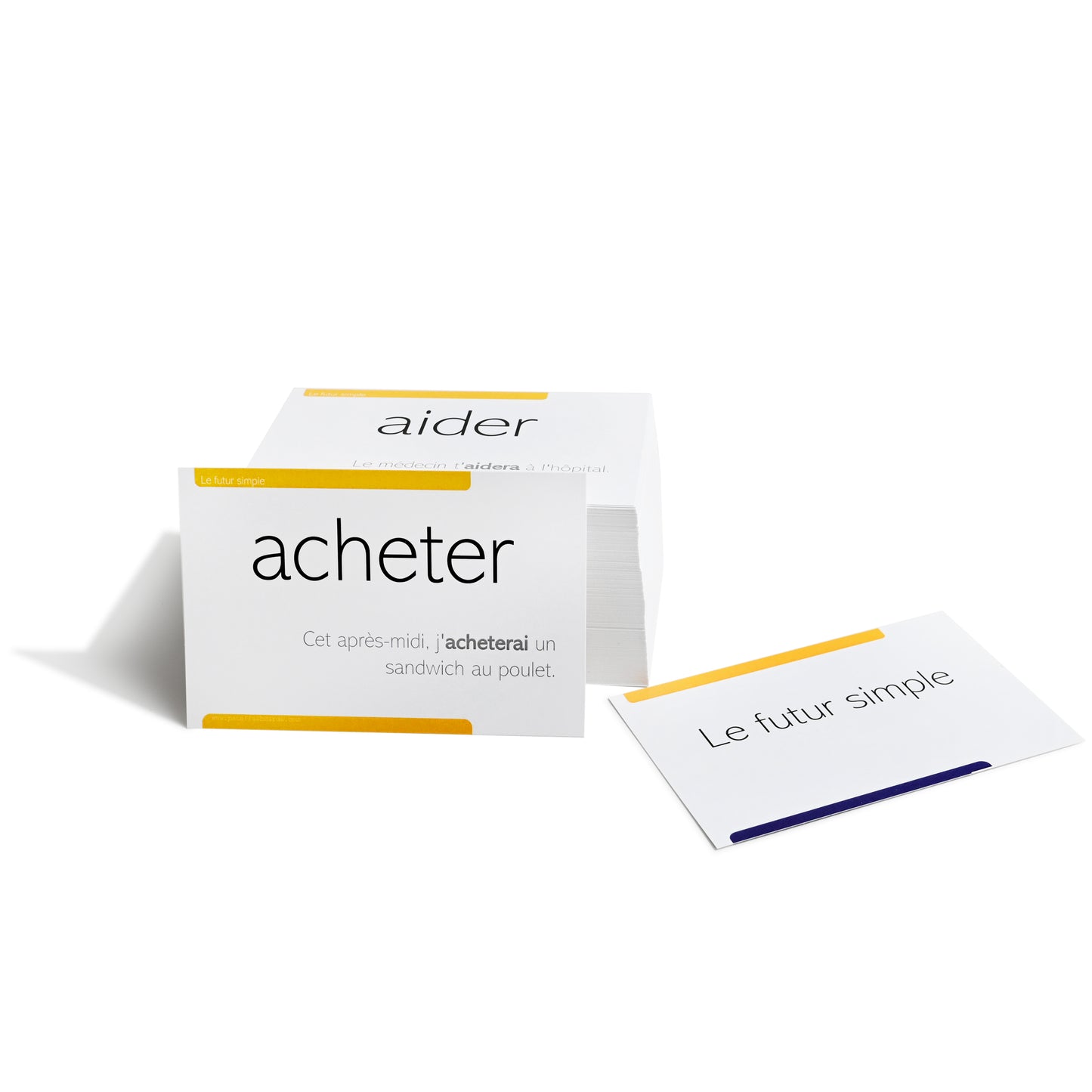 800 French Conjugation Flash Cards - 200 Verbs with Full Examples in Both French and English and 11 Different Tenses