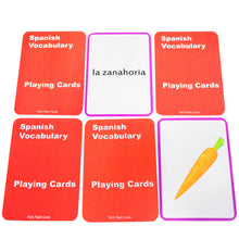 576 Spanish Picture Card Bundle Pack: 384 Spanish Memory Game Playing Cards with 192 Spanish Flash Cards