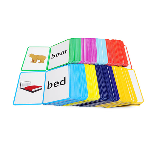 384 Concentration and Memory Matching Card Game Playing Cards - Includes Animals, Food, Family, and Much More