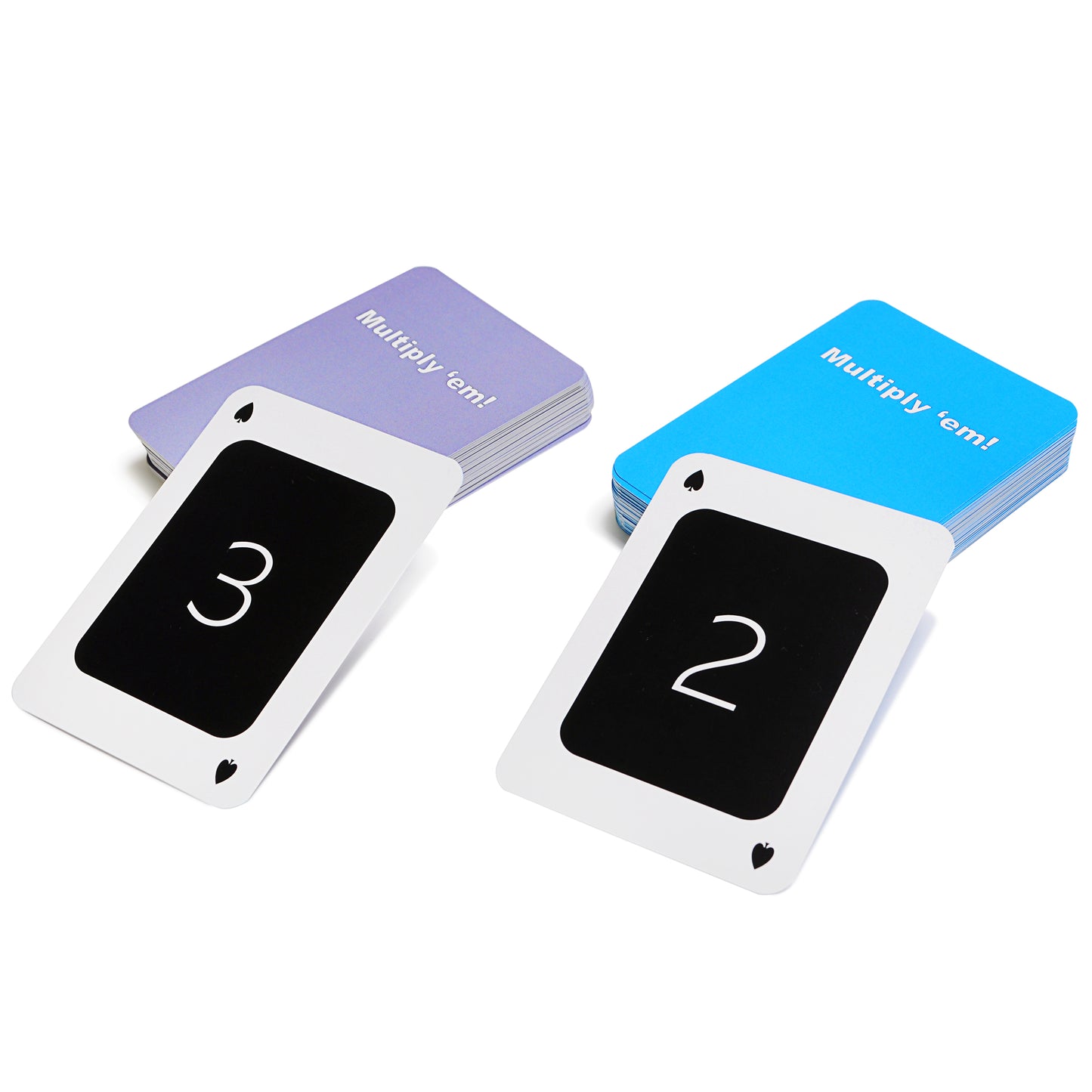 Multiply 'Em Multiplication Game Playing Cards - A Direct Replacement for Actual Playing Cards