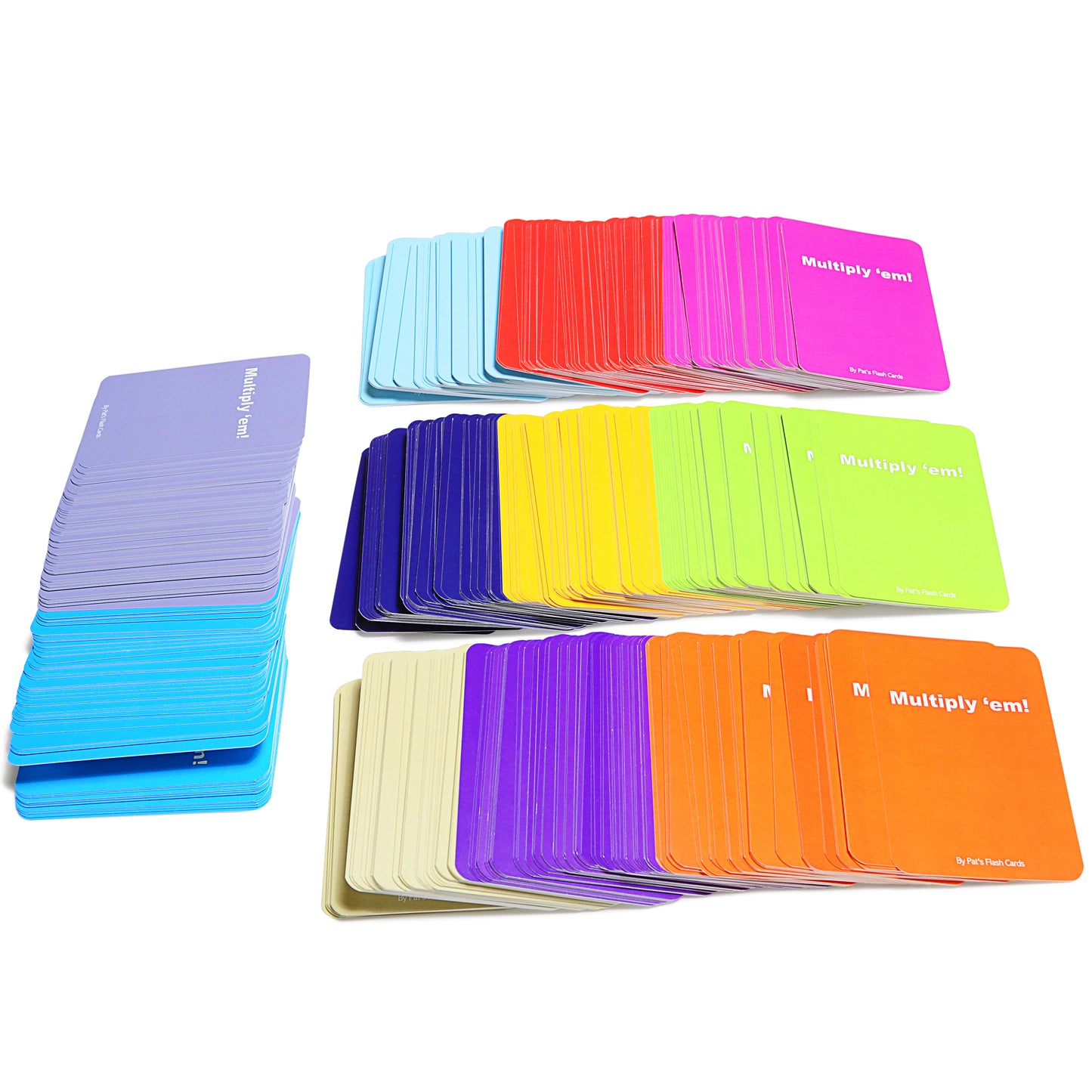 Multiply 'Em Multiplication Game Playing Cards - A Direct Replacement for Actual Playing Cards