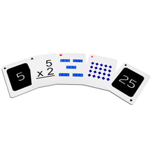 Multiply 'Em Multiplication Game Playing Cards - A Direct Replacement for Actual Playing Cards
