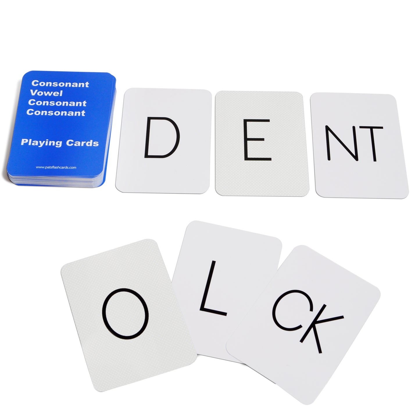 Phonics Spelling Game Playing Cards Set