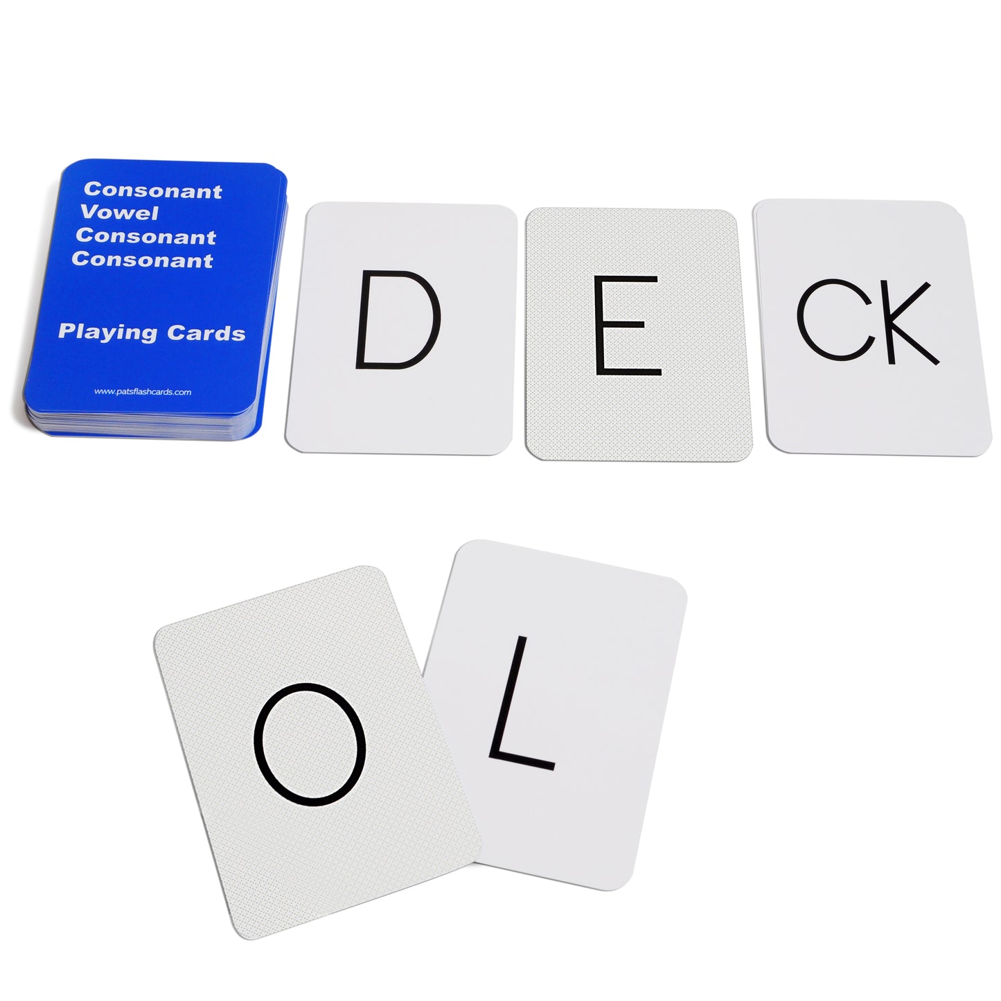 Phonics Spelling Game Playing Cards Set