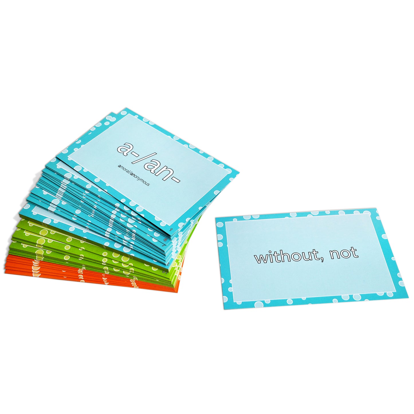 Prefix and Postfix Flash Cards