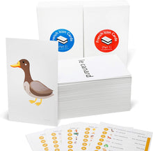 192 French Beginning Vocabulary Flash Cards with Original Artwork