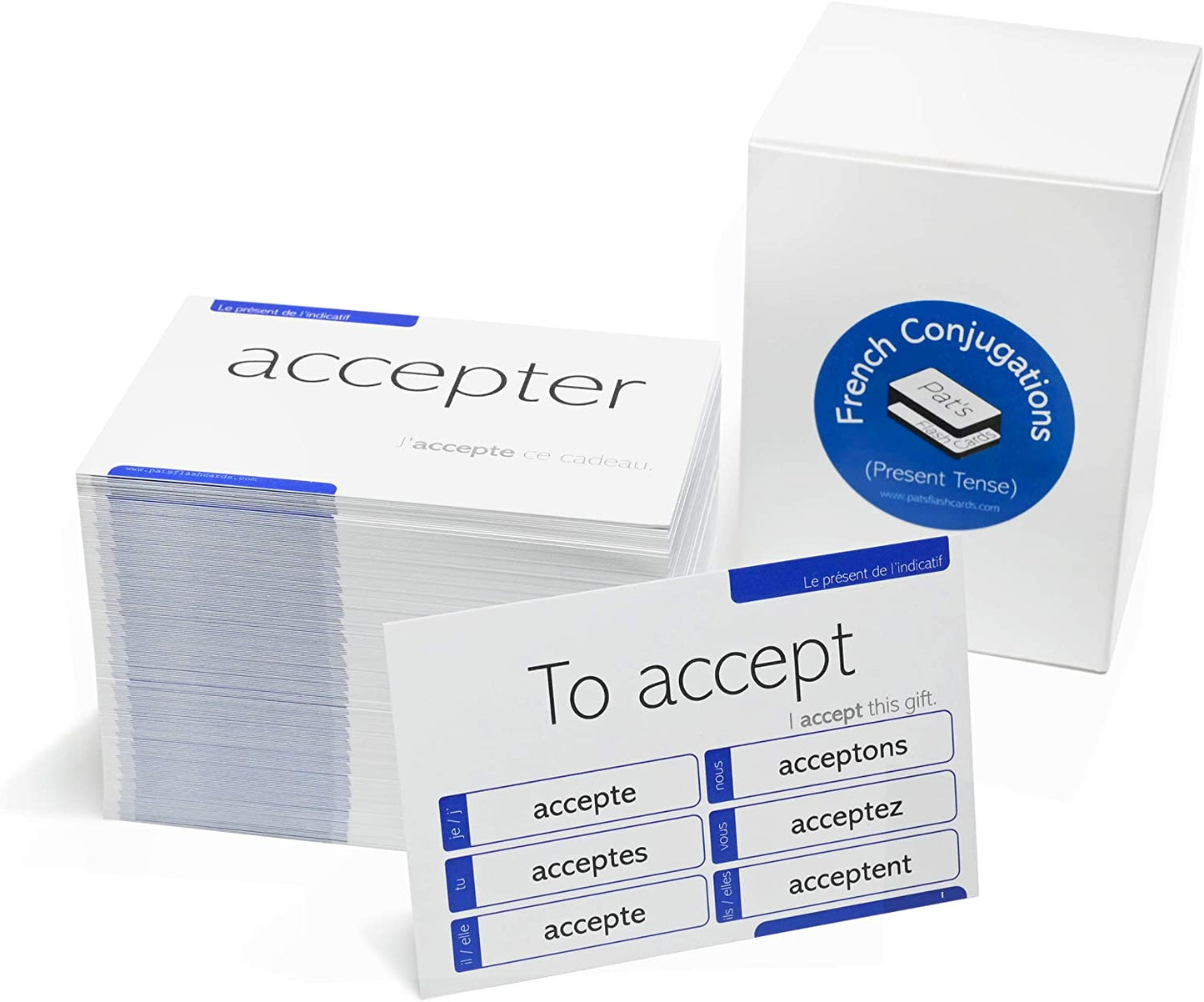 200 French Conjugation Flash Cards