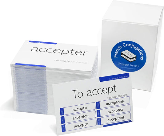 200 French Conjugation Flash Cards
